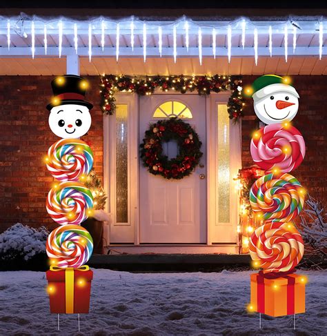 Candyland Christmas Outdoor Decorations Ideas