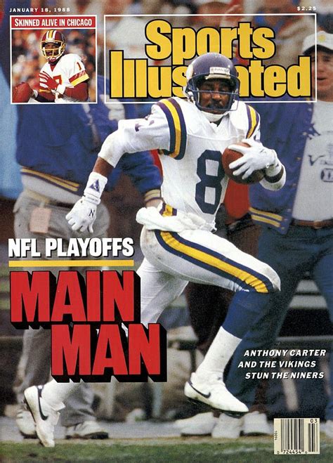 Minnesota Vikings Anthony Carter, 1988 Nfc Divisional Sports Illustrated Cover by Sports Illustrated