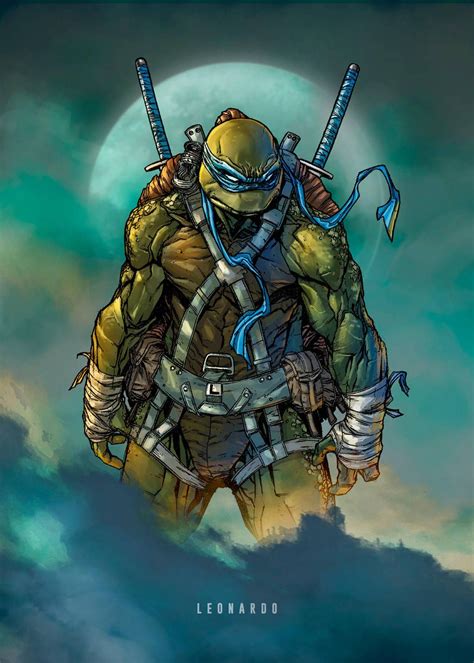 TMNT LEONARDO (colors) by le0arts on DeviantArt | Teenage mutant ninja turtles artwork, Teenage ...