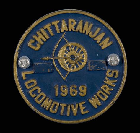 Locomotive Builders Plate - Chittaranjan Locomotive Works, Chittaranjan ...