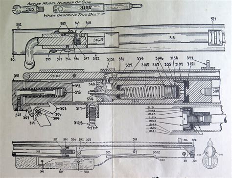 Benjamin 31X parts diagram (c.1953, smooth forearm) | Benjamin ...