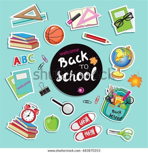 26,728 Back School Stickers Images, Stock Photos & Vectors | Shutterstock