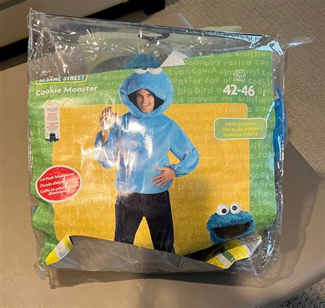 Cookie Monster 2- piece costume Adult - Moorestown, NJ Patch