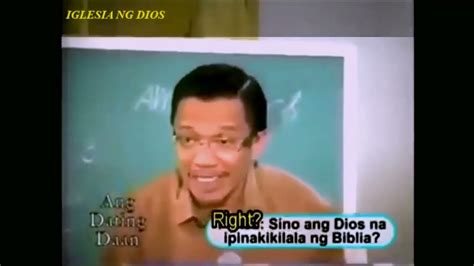 Bro. Eli Soriano Classic Bible Study - YouTube