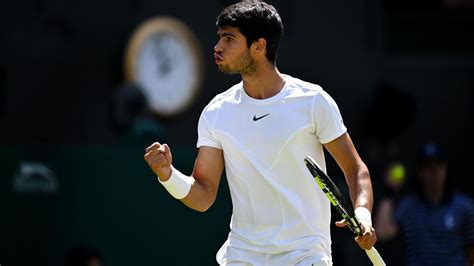 Wimbledon 2023: Top seed Carlos Alcaraz passes tricky Alexandre Muller test to reach third round ...