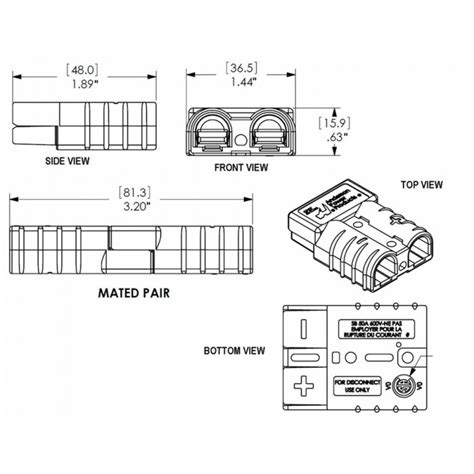 50A ANDERSON PlUG CONNECTOR | Sydney Express Batteries