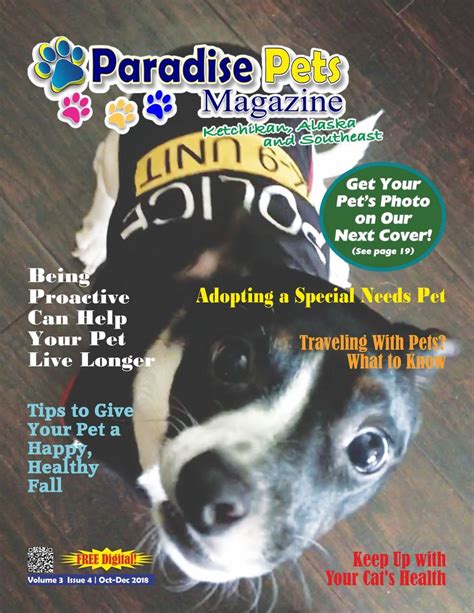 Get digital access to Paradise Pets Magazine, Ketchikan, AK Magazine | Magzter.com