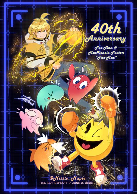 PACMAN 40th Anniversary + PACMAC [OC] by Missis-Maple394 on Newgrounds