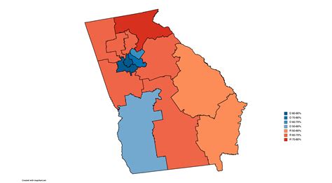 2022 Georgia House election results by district and county : r/Georgia