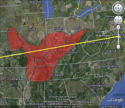 New Madrid Fault Line Map | The End Times Forecaster: New Madrid Fault--Connecting the Dots ...