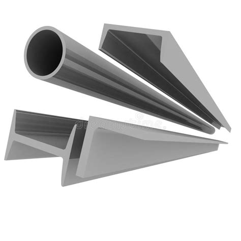 Steel profiles stock illustration. Illustration of metal - 20620011