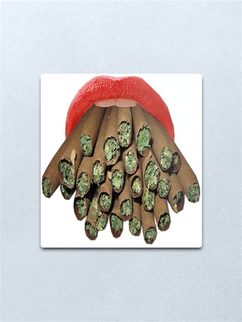 "Weed Blunt" Metal Print for Sale by amberherb | Redbubble