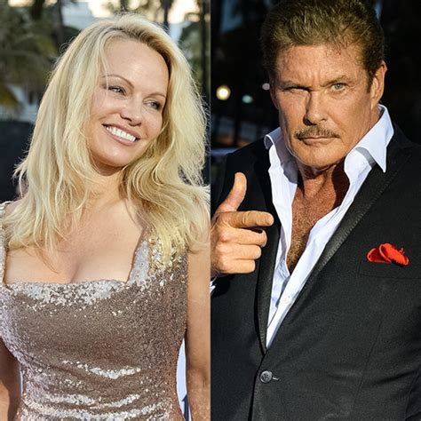 Pamela Anderson & David Hasselhoff Reunite at Baywatch Premiere