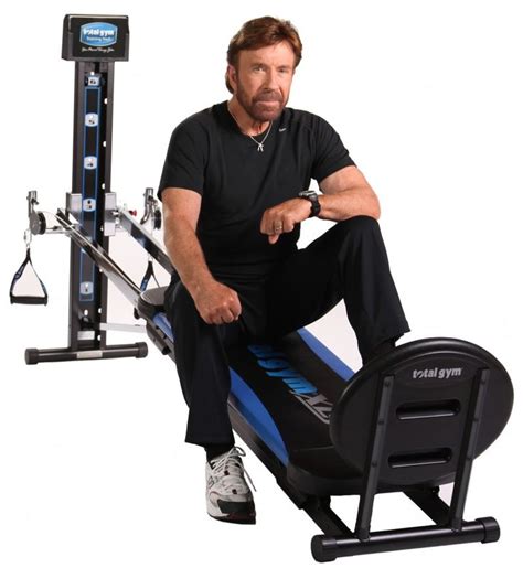 Chuck Norris Loves Exercising with | Total gym, No equipment workout, Home workout equipment