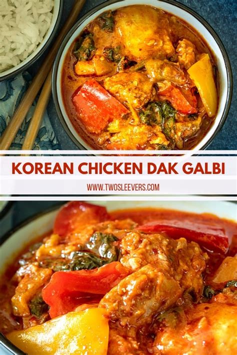 Korean Chicken Dak Galbi | Dak Galbi Recipe | Dakgalbi | Gochujang Chicken | Korean Spicy ...