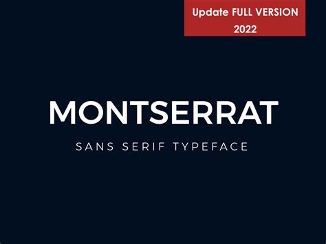 Montserrat Font - DaFont File