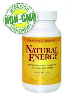 Natural Energy Supplements With B Vitamins and Antioxidants