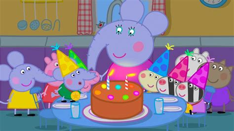 Peppa Pig Celebrates Edmond Elephants Birthday | Kids TV and Stories ...