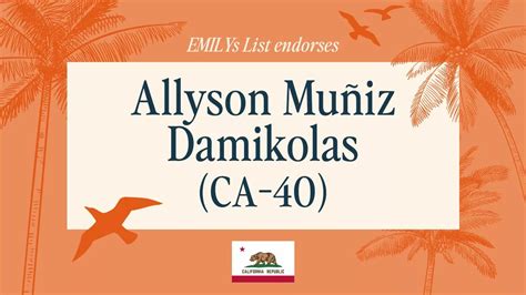 EMILYs List Endorses Allyson Muñiz Damikolas for Election to California ...