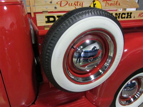 These white wall tires make the Chevy truck look so old fashion, B ...