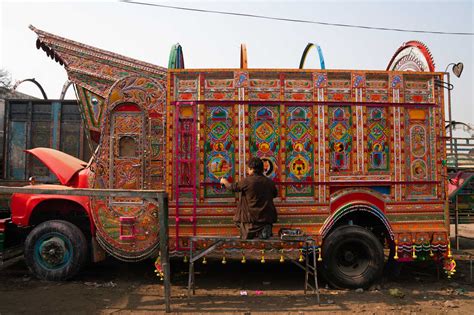 Pakistan's painted trucks are works of art : NPR