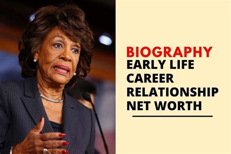 Who Is Maxine Waters Husband, Wiki, Age, Career, Biography, Education ...