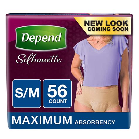 Buy Depend Silhouette Incontinence Underwear for Women, Maximum Absorbency, Disposable, S/M ...