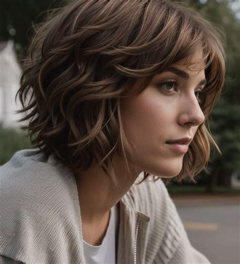 What is a Layered Shaggy Bob Haircut and How to Style One | Messy short hair, Medium hair styles ...