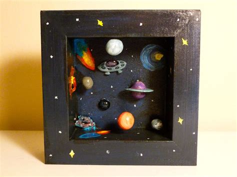 Image result for diorama space | Solar system crafts, Shadow box art, Solar system