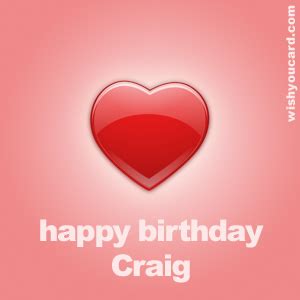 Happy Birthday Craig Free e-Cards