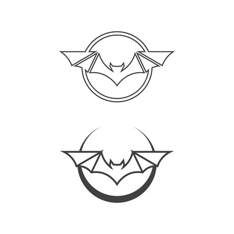 bat vector icon logo template 12613946 Vector Art at Vecteezy