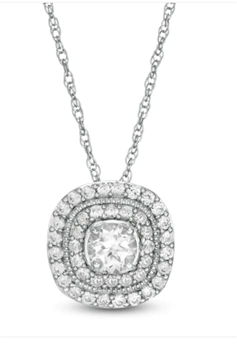 $19.99 White Sapphire Pendant At Zales! - I Pay With Coupons