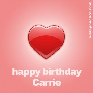 Happy Birthday Carrie Free e-Cards