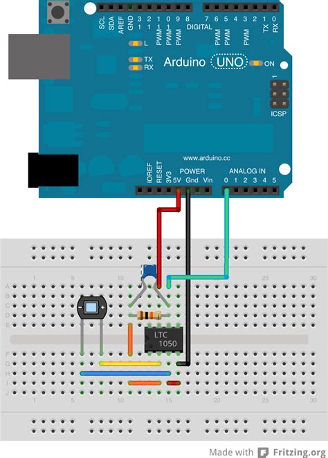 arduino - Photodiode Array Wiring - Electrical Engineering Stack Exchange