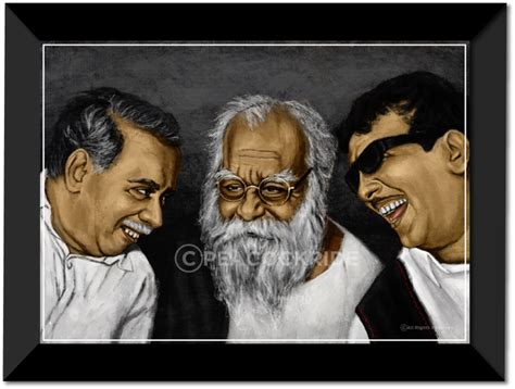 Periyar Anna Karunanidhi Wall Poster / Frame – Peacockride