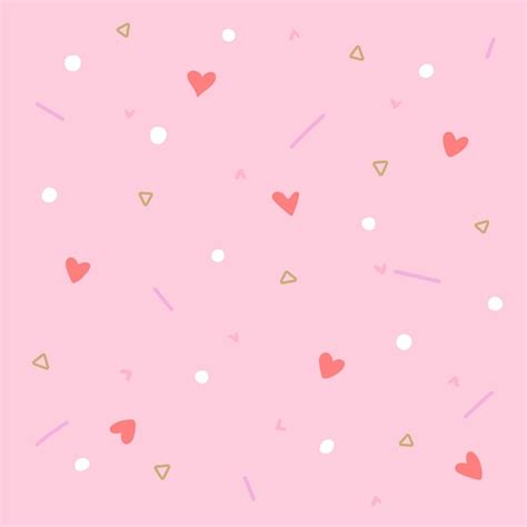 Thư viện hình nền Pink background hearts dễ thương, đáng yêu