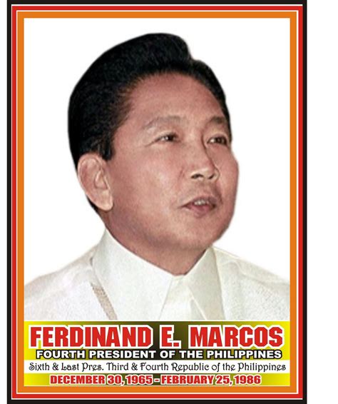 Ferdinand Marcos, former president of the Philippines