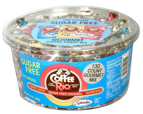 Coffee Rio Sugar Free Assorted Flavors 24 oz. Tub - All City Candy