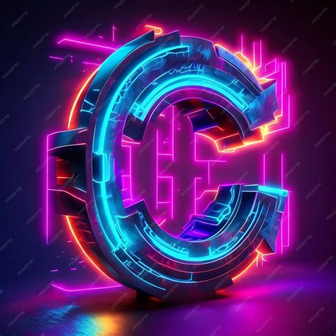 Premium AI Image | Capital Letter C 3D Logo design C