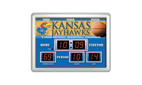 NCAA Scoreboard Wall Clocks | Groupon Goods