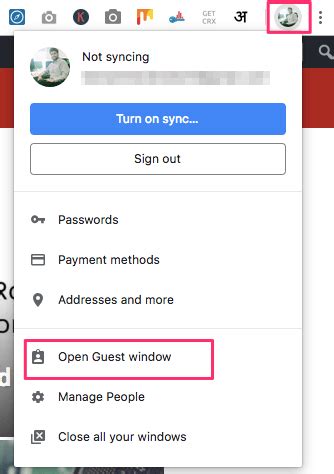 Enable Guest Browsing In Chrome - TechUntold