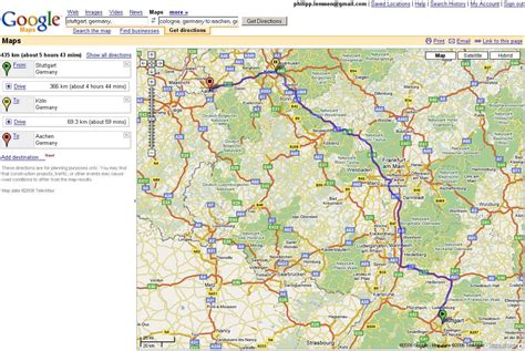 Bridget Blog: Google Driving Directions Map