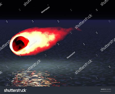 Falling Of A Meteorite Stock Photo 3632895 : Shutterstock