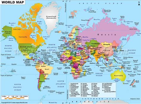 World Map - ePuzzle photo puzzle
