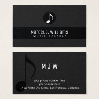 Musician Business Cards & Templates | Zazzle