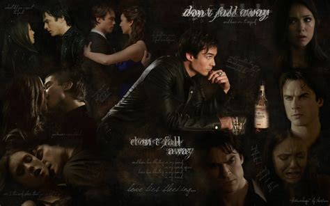 "Hemorrhage" -- Damon and Elena - The Vampire Diaries Wallpaper ...