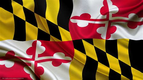 Download wallpaper flag, State, Maryland free desktop wallpaper in the ...