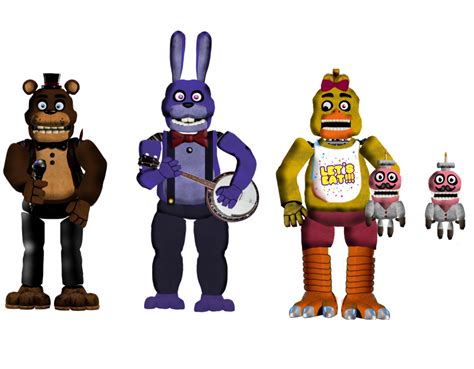 My FNAF Plus Animatronic Full Bodies : r/fivenightsatfreddys