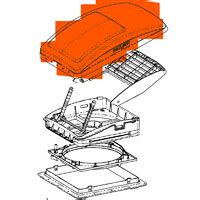 MaxxAir MaxxFan Deluxe Lid Assembly