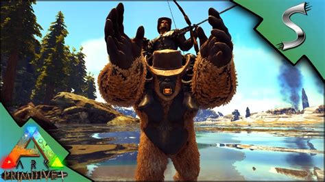 LONGBOW, BATTLE AXE & GIGANTOPITHECUS TAMING! - Ark: Primitive Plus [Gameplay E3] - YouTube